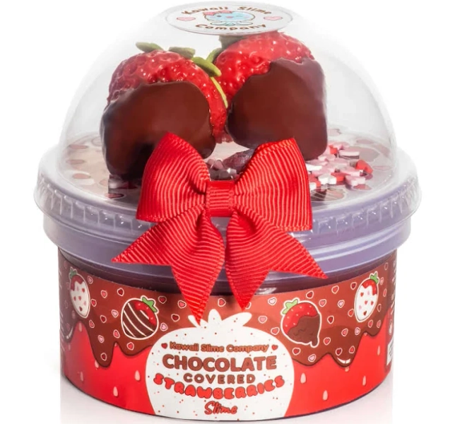 Chocolate Covered Strawberries Slime