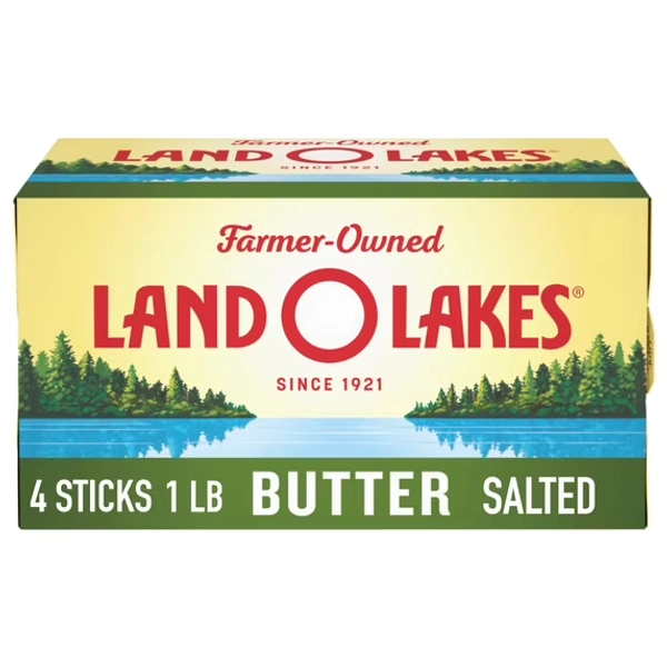 Land O Lakes Salted Stick Butter, 16 oz box, 4 Sticks