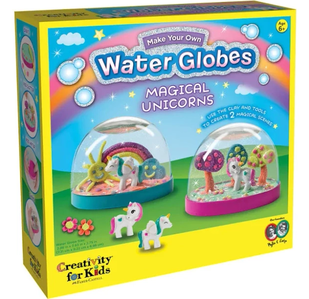 Bulk - 6 Pack: Creativity for Kids Make Your Own Water Globe Magical Unicorn Kit By Faber-Castell | Michaels