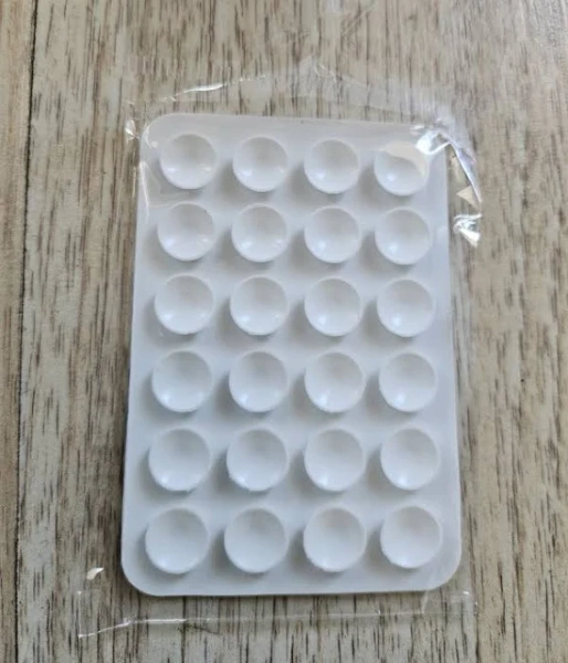 White Silicone Suction Phone Case Adhesive Mount Octobuddy Like