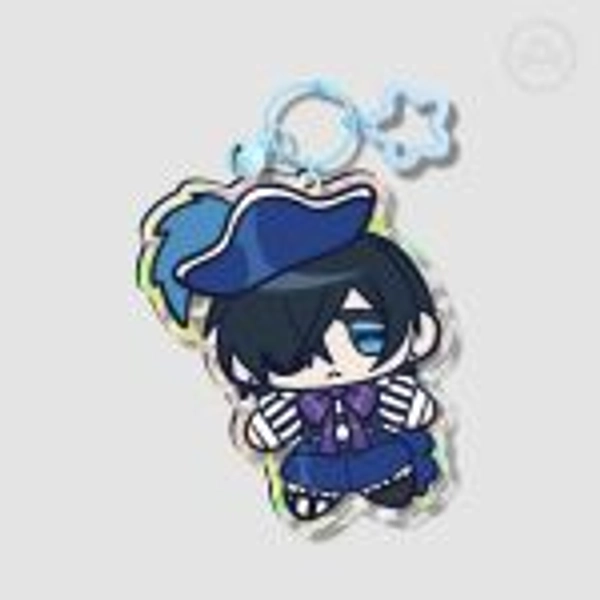 Smile Ciel Phantomhive [Black Butler] Broken Glass - Book of Circus Keychain by ari - ACGGOODS