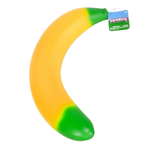 Laffy Snacks Squishy Banana Sensory Toy