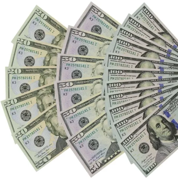 $1,500 New Series Bills Mix - $20, $50, $100 - Prop Money
