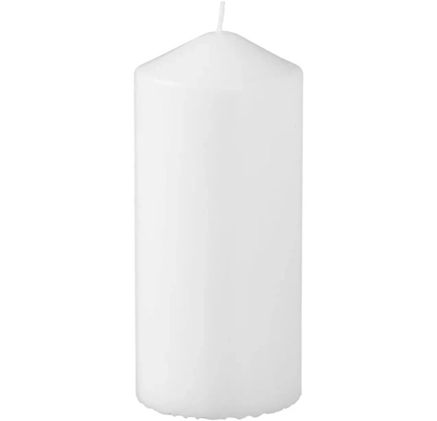 IKEA FENOMEN Unscented Pillar Candle