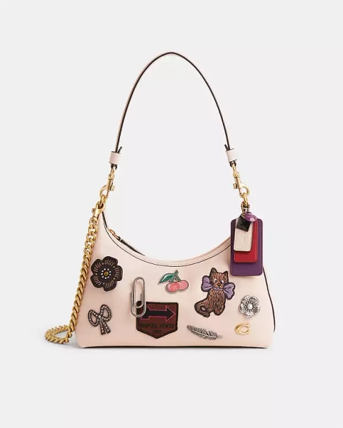 Brass/Blush Upcrafted Juliet Shoulder Bag 25