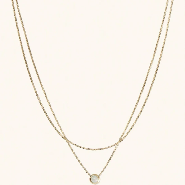 mejuri Silver / Opal