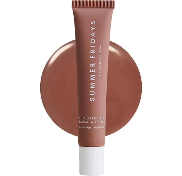 Summer Fridays Lip Butter Balm For Hydration & Shine - Vanilla Beige - Sheer Beige