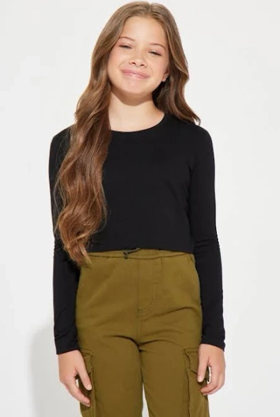 Fashion Nova Kids' Mini Robin Long Sleeve Top
