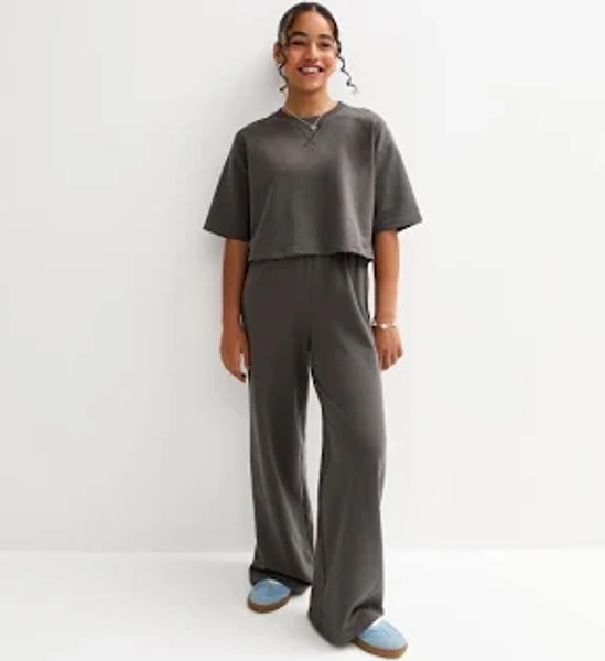 New Look Girls' Wide Leg Joggers