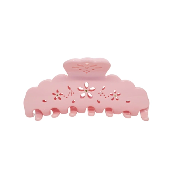 Big Effing Clip in Rose Fleur Eyelet