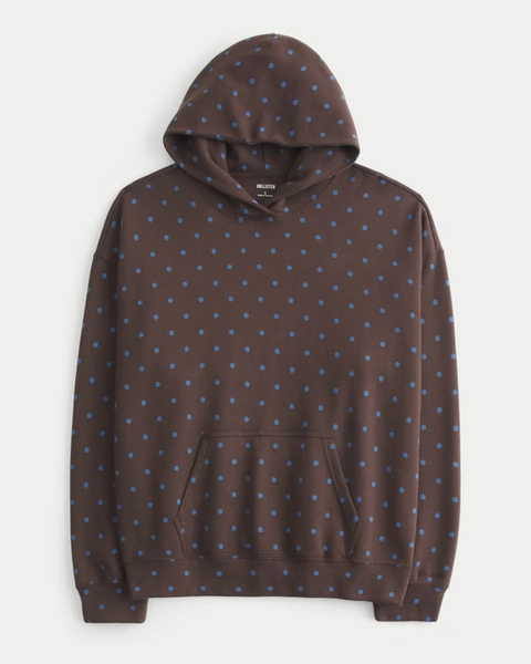 Hollister Feel Good Oversized Dot Hoodie