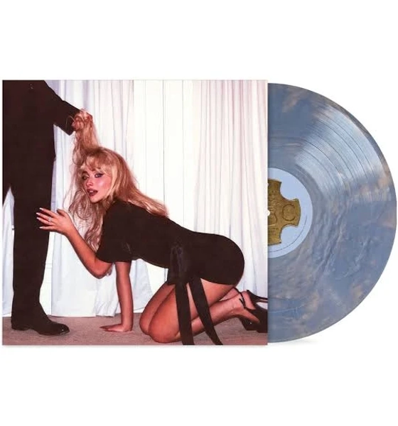 Man's Best Friend Iridescent Blue Luxe Packaging Vinyl LP, Sabrina Carpenter