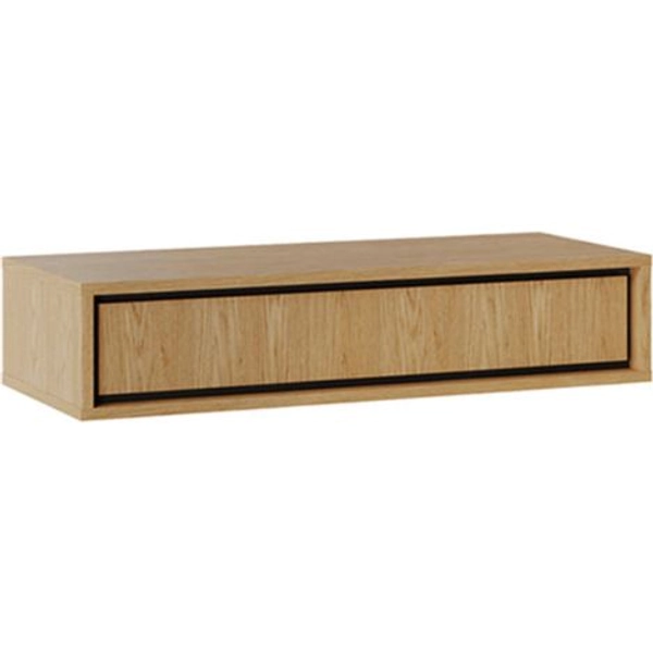 Console coiffeuse murale 1 tiroir Vidia Bois