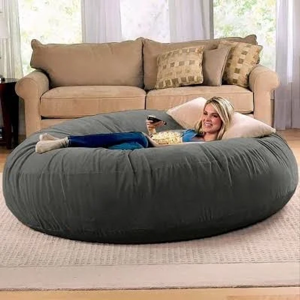 Jaxx 6 Foot Cocoon Bean Bag Chair for Adults