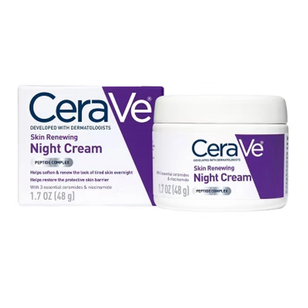 CeraVe Skin Renewing Night Cream Face Moisturizer - 1.7 fl oz