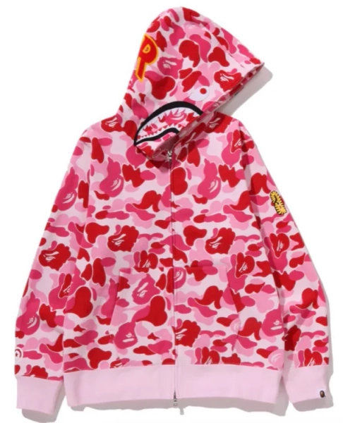 ABC CAMO 2ND SHARK FULL ZIP HOODIE