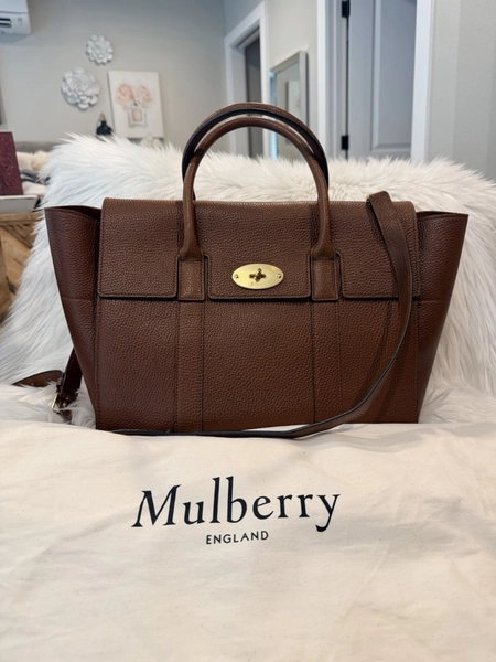 Mulberry Bayswater Oak Classic Tote With Strap