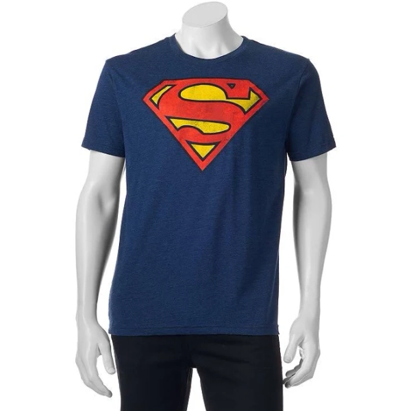 Bioworld Men's Superman Logo T-Shirt