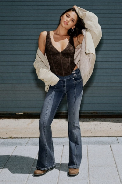 Garage Low Rise Flare Jeans