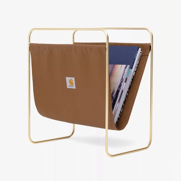 Autres accessoires Carhartt WIP Canvas Magazine Stand Hamilton Brown (I034759.HZXX) | Footshop