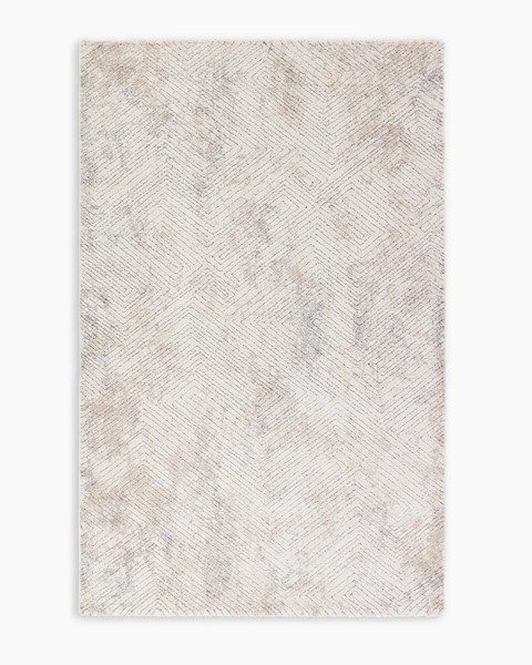 Mateo Plush Performance Rug in Light Grey