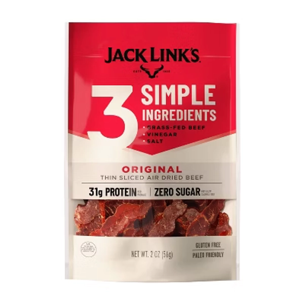 Jack Link's Original Air Dried Jerky Steak Strips - 2oz