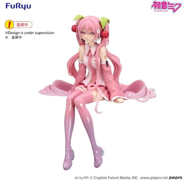 Furyu Hatsune Miku Sakura Miku Noodle Stopper Figure