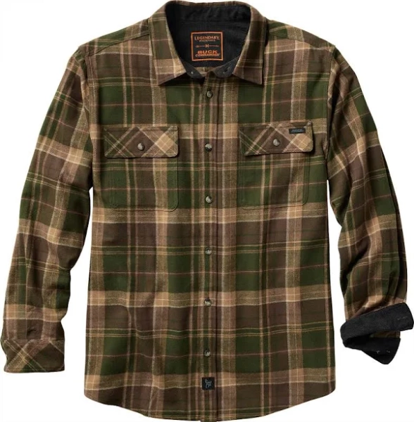 Legendary Whitetails Men's Buck Commander Casual Flannel Shirt