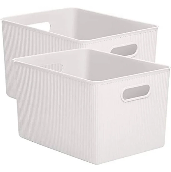Superio Plastic Cube Set of 2