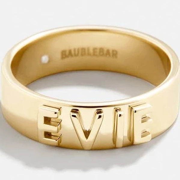 18K Gold Custom Block Ring