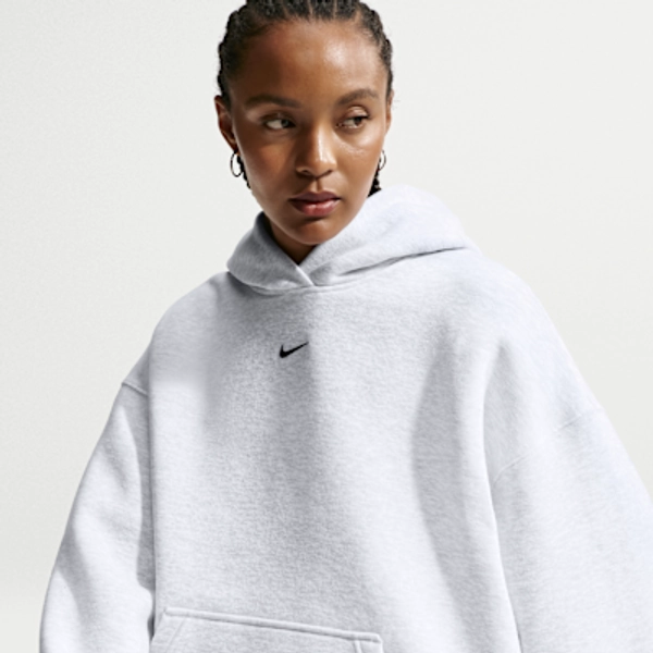 Nike Studio Fleece Medium Weight Women's Oversized Pullover Hoodie