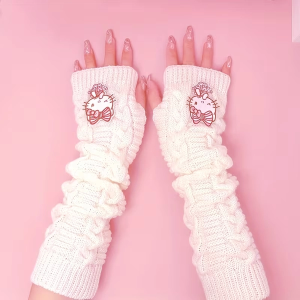 2pcs     gloves soft stretchy no thumb - Temu