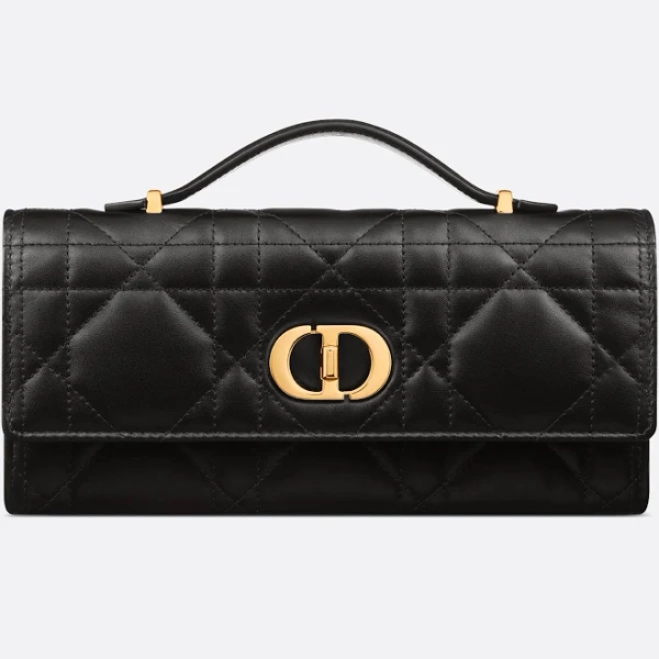 Dior Miss Caro Top Handle Pouch in Lambskin