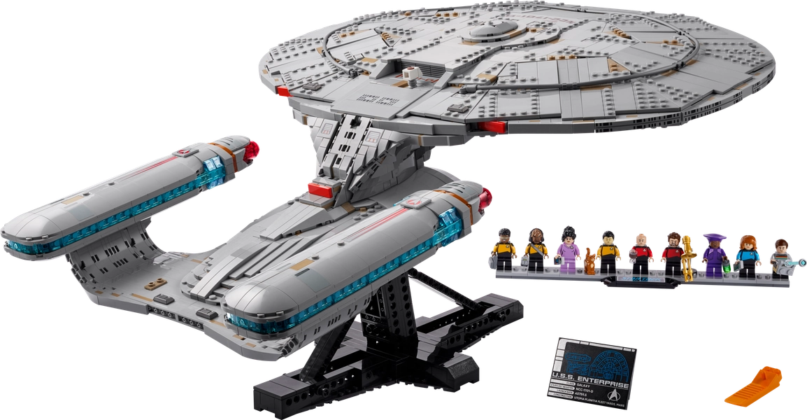 Star Trek: U.S.S. Enterprise NCC-1701-D™ 10356 | LEGO® Icons | Buy online at the Official LEGO® Shop US