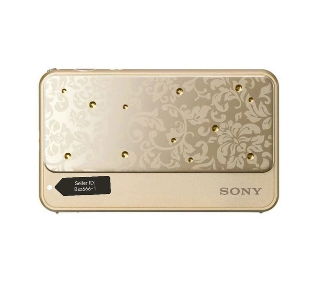 Sony Cybershot Digital Camera DSC-T99D Gold 14.1MP W/ Charger, Battery &amp; Memory