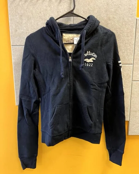 NEW Hollister Jacket Women's Size(XS) Full Zip Navy Long Sleeve