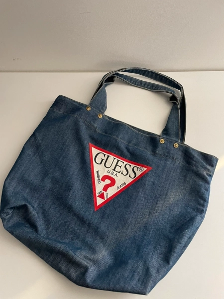 tote bag in jeans Guess vintage