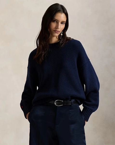 Cotton Crewneck Jumper