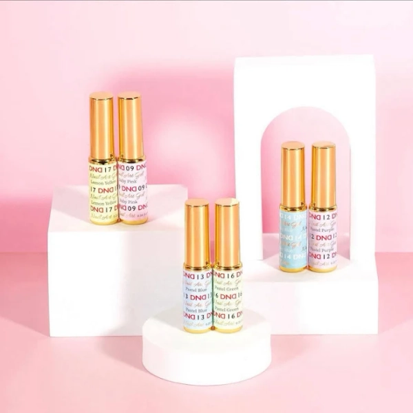 DND Gel Women's Nail Art Liner Pastel Bundle #1