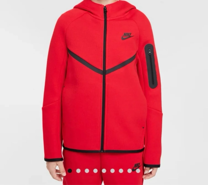 Nike Sportswear Tech Fleece Big Kids' Full-Zip Hoodie