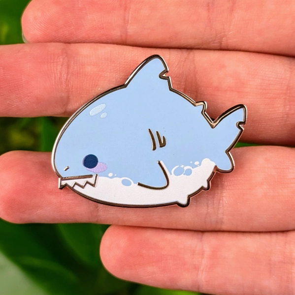 Chark Enamel Pin