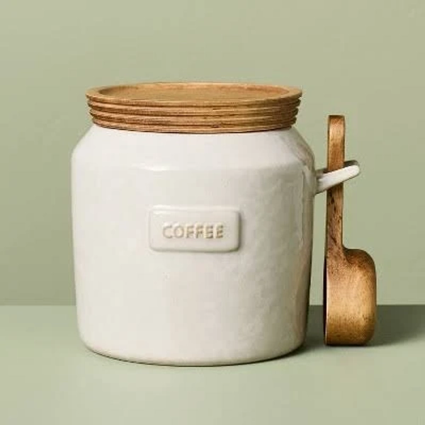 Hearth & Hand with Magnolia 29 fl oz Ceramic Stoneware Core Coffee Storage Canister