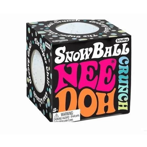 Nee Doh Snowball Crunch, 1x, White