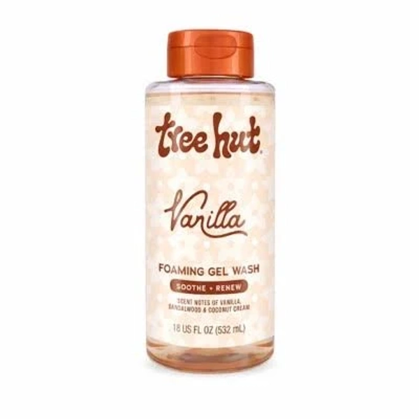 Tree Hut Foaming Gel Body Wash Vanilla 18 fl oz