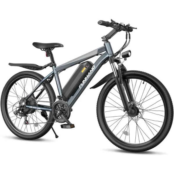 Funhang Electric Bike for Adults, 1000W Peak Ebike, 50Miles 21.7MPH Electric Mountain Bike, 26" Adult Electric Bicycle with 48V Removable Battery,