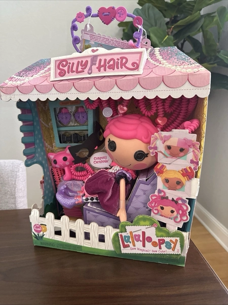 Lalaloopsy Silly Hair Doll Confetti Carnivale 13" Pink Cat Masquerade Ball New
