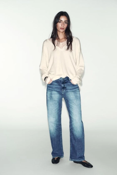 LACE KNIT JUMPER