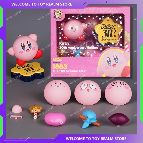 New Good Smile Kirby 1883 Anime Figure 30th Anniversary Edition Action Figure GSC Clayman Model Toys Ornament Toy Gift for Kids - AliExpress 26