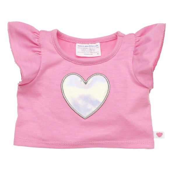 Kabu™ Pink Heart T-Shirt for Plush Toys | Build-A-Bear®