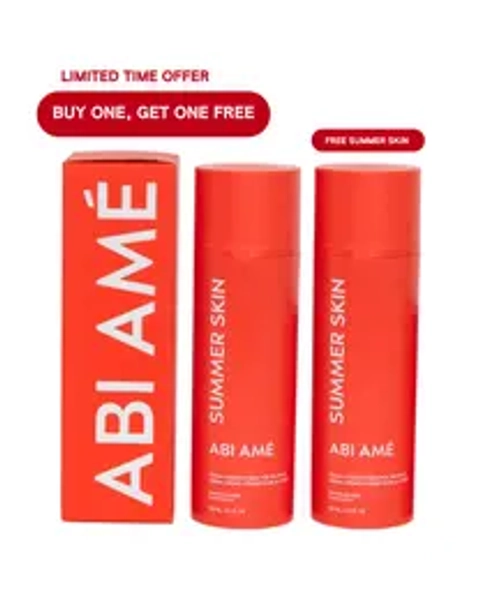 Summer Skin: hydrating body serum+lotion, lightweight body care Fragrance Free No Residue